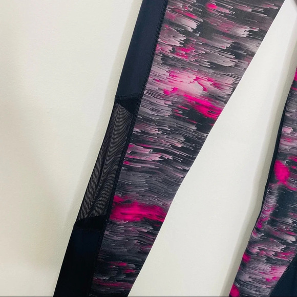 Alala Pure Barre Black Purple Balance Mesh High Rise Workout Tights Size XS - Picture 6 of 12